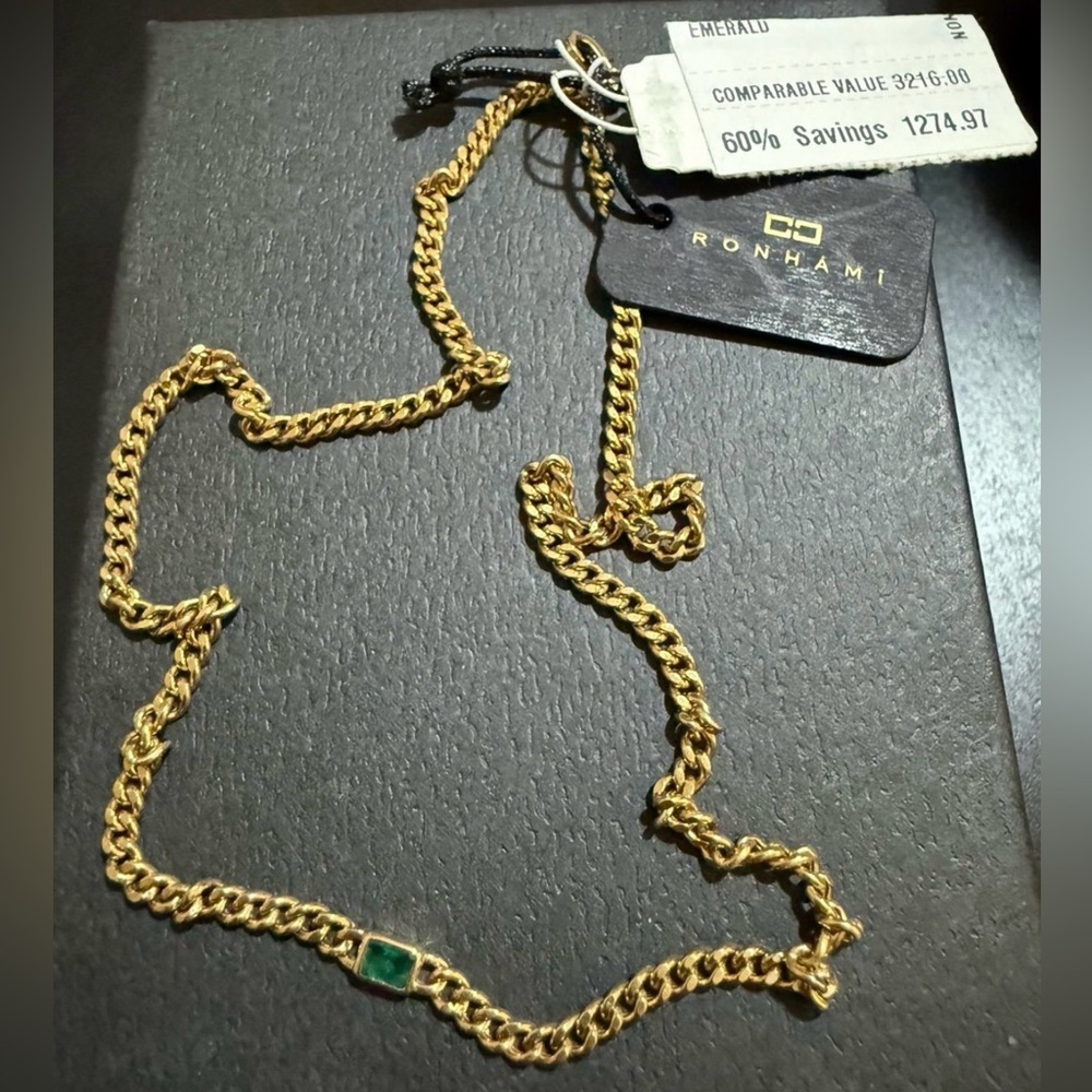 RON HAMI 14K Gold Diamond Solitaire
Pendant Necklace